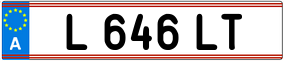 Truck License Plate
